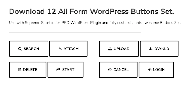 12 Form WordPress Buttons